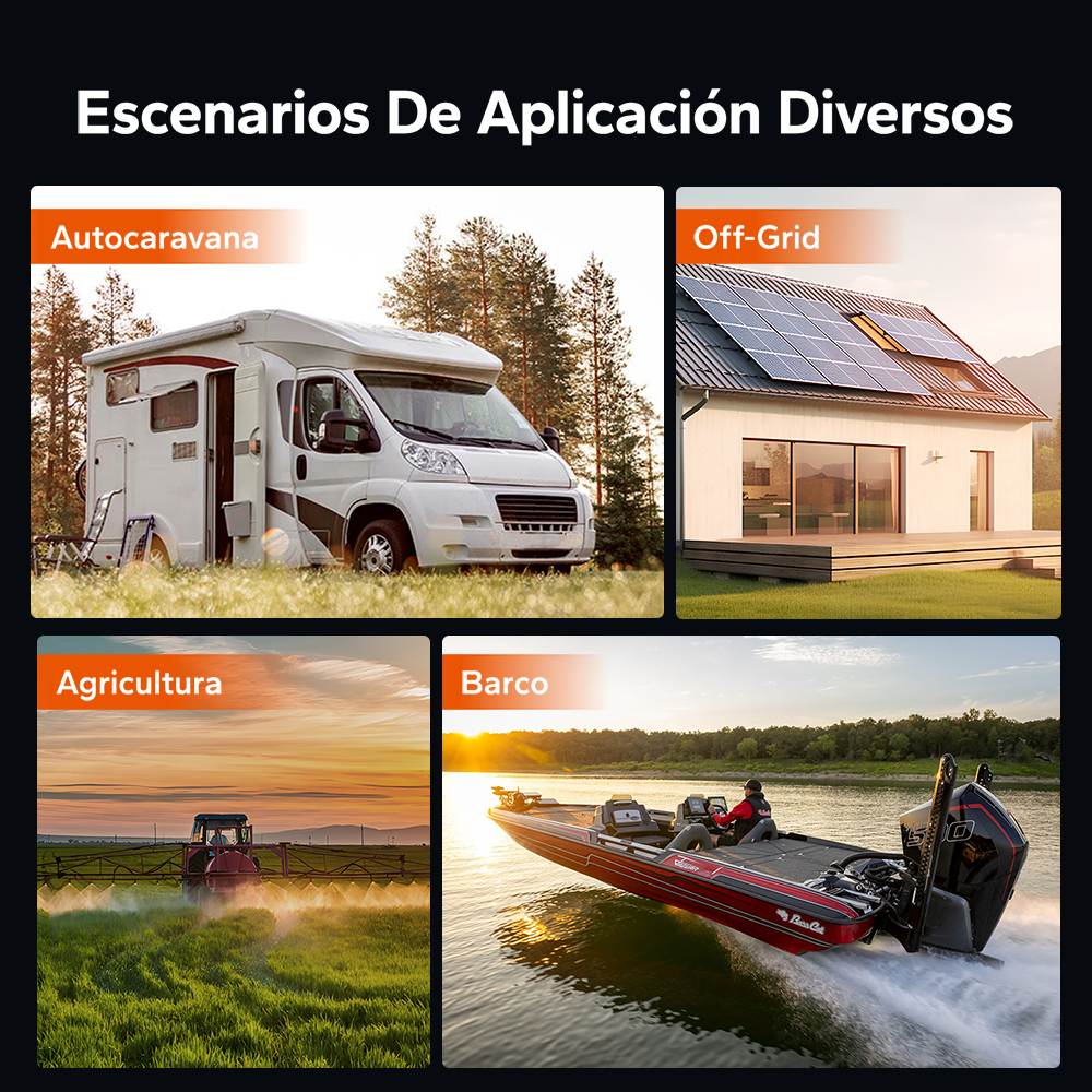 Batería LiFePO4 12V 320Ah W190 para autocaravana, batería de litio compacta para montaje bajo asiento con Bluetooth