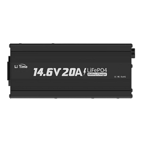 LiTime Cargador de Batería de Litio LiFePO4 12V (14.6V) 20A