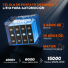 Batería de Litio 24V 50Ah de Ciclo Profundo con Bluetooth para Barcos con Motor Eléctrico de 100 lb